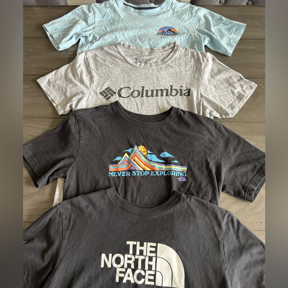 The North Face, Patagonia, Columbia Outdoor theme tshirt